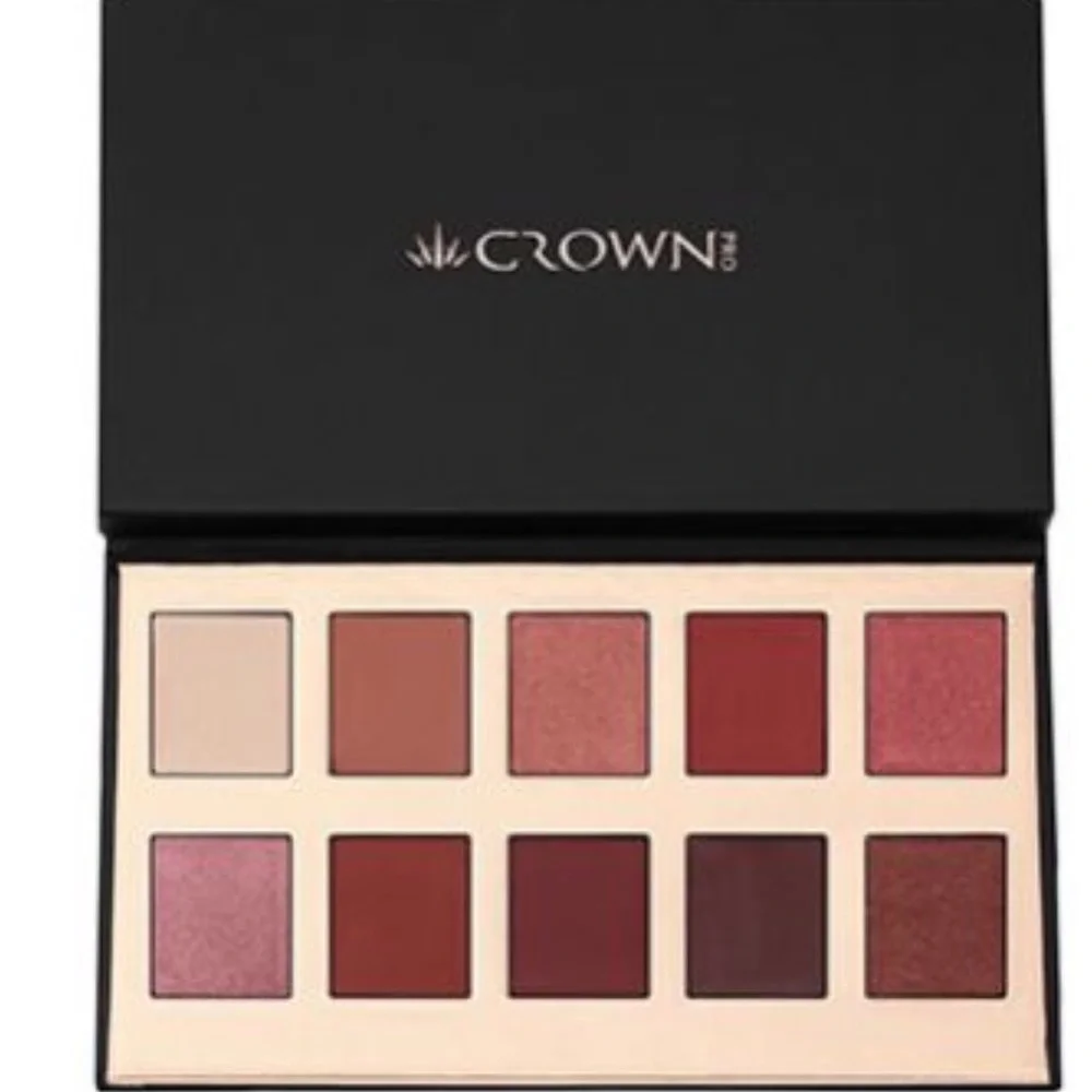 CROWN BRUSH - 10 SHADE EYESHADOW PALETTE - FUEGO.
